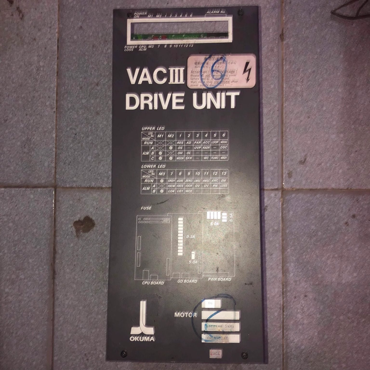 BỘ ĐIỀU KHIỂN TRỤC CHÍNH OKUMA VACIII