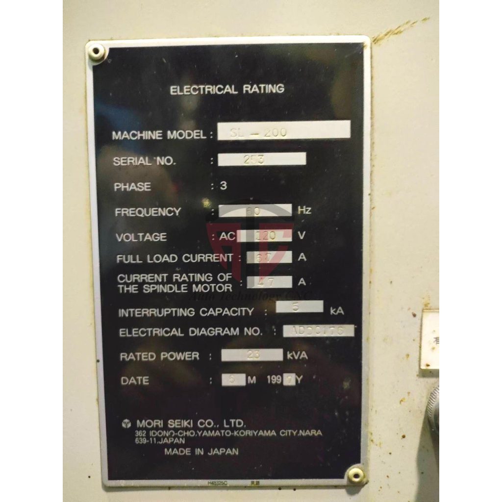 Lathe machine Moriseiki SL200 - ATC Machinery