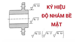 Nguyên tắc ký hiệu độ nhám bề mặt trong bản vẽ cơ khí
