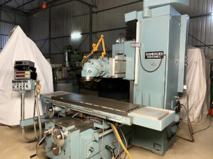 Máy phay ngang CNC giường