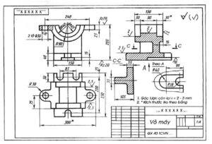Bản vẽ chi tiết máy