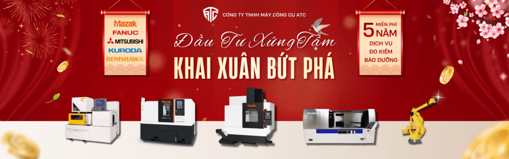 Banner tết 2026 ATC Machinery
