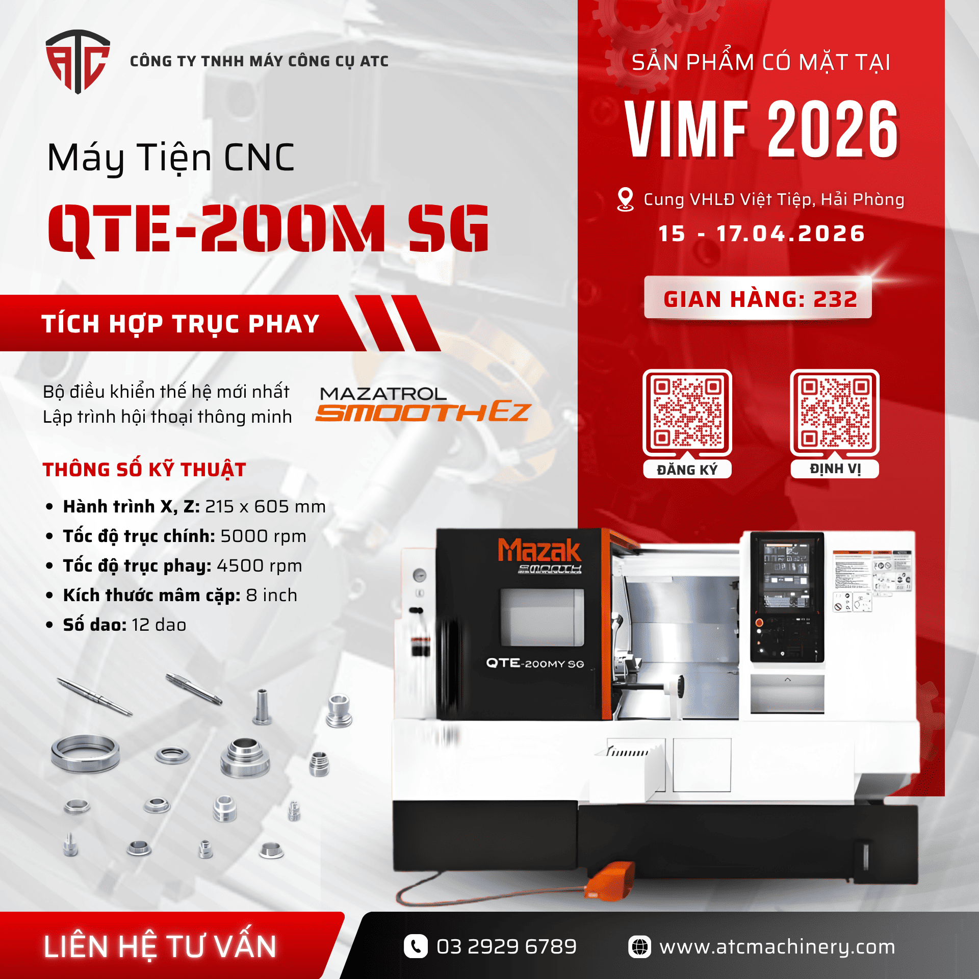 thu moi tham quan trien lam vimf 2 THƯ MỜI THAM QUAN TRIỂN LÃM VIMF 2026 - GIAN HÀNG 232 7 QTE-200M SG có mặt tại gian hàng ATC triển lãm VIMF 2026